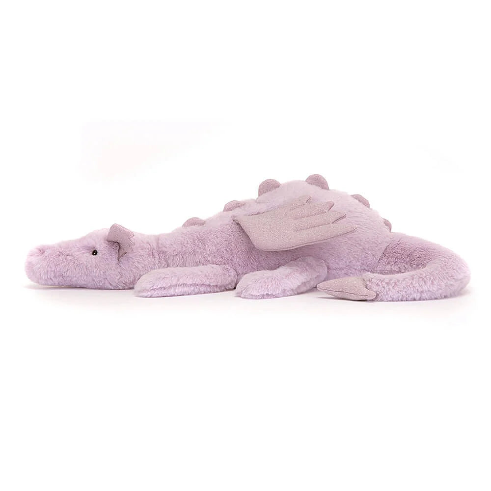 Lavender Dragon | Medium Stuffed Animals Jellycat  Paper Skyscraper Gift Shop Charlotte
