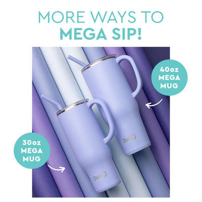 Sea Glass Mega Mug 30oz Drinkware Swig  Paper Skyscraper Gift Shop Charlotte