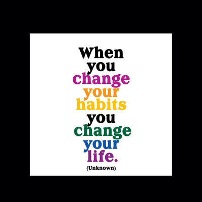 magnet "change your life"  Quotable Cards  Paper Skyscraper Gift Shop Charlotte
