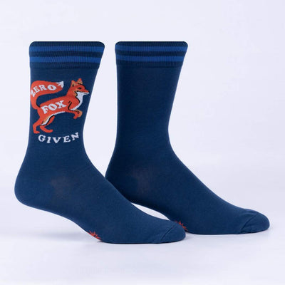 Zero Fox Given | Men's Crew Socks Socks Sock It to Me  Paper Skyscraper Gift Shop Charlotte