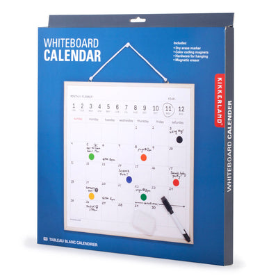 White Board Calendar Calendars Kikkerland  Paper Skyscraper Gift Shop Charlotte