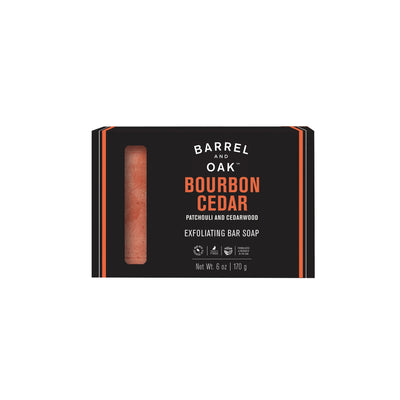 Bourbon Cedar Exfoliating Bar Soap Grooming Gentlemen's Hardware  Paper Skyscraper Gift Shop Charlotte