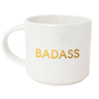 Badass Mug Mugs Chez Gagné  Paper Skyscraper Gift Shop Charlotte