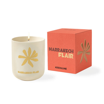 Travel From Home Candle | Marrakech Flair Candles Assouline  Paper Skyscraper Gift Shop Charlotte