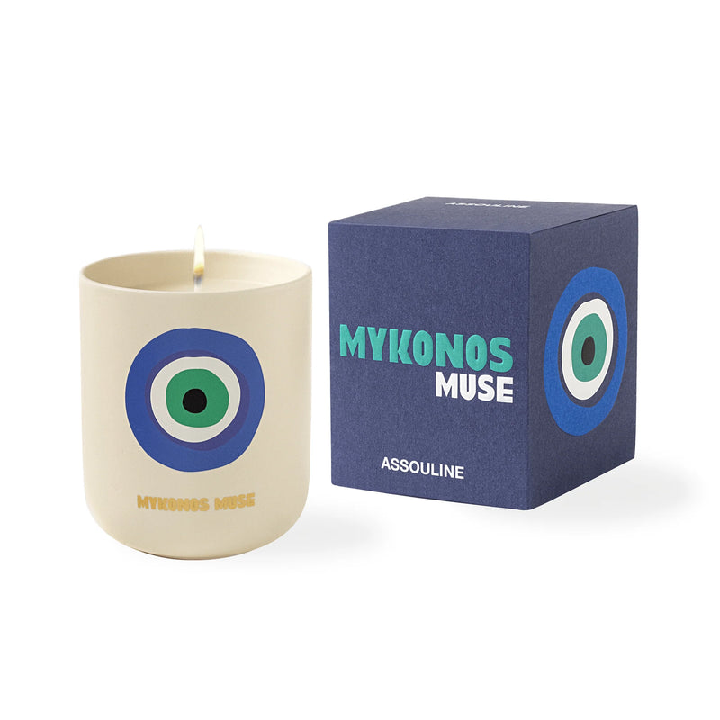 Travel From Home Candle | Mykonos Muse