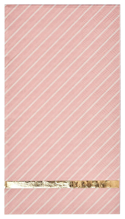 GUEST TOWEL EVERYDAY BLUSH/20CT Holiday Sophistiplate  Paper Skyscraper Gift Shop Charlotte