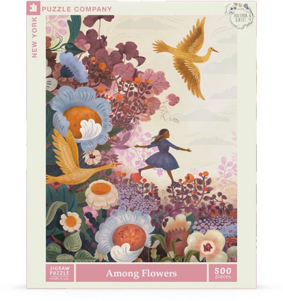 500 Piece Jigsaw Puzzle | Among Flowers Jigsaw Puzzles New York Puzzle Company  Paper Skyscraper Gift Shop Charlotte