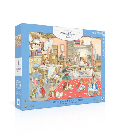 1000 Piece Jigsaw Puzzle | Peter Rabbit's Book Club Jigsaw Puzzles New York Puzzle Company  Paper Skyscraper Gift Shop Charlotte
