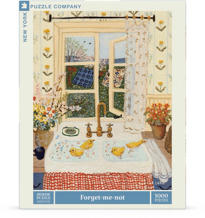 1000 Piece Jigsaw Puzzle | Forget-me-not Spring Jigsaw Puzzles New York Puzzle Company  Paper Skyscraper Gift Shop Charlotte