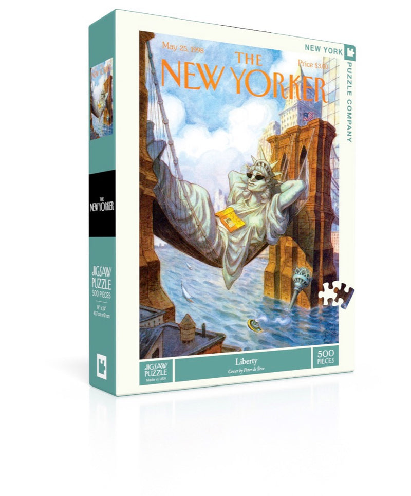 500 Piece Jigsaw Puzzle | Liberty Jigsaw Puzzles New York Puzzle Company  Paper Skyscraper Gift Shop Charlotte