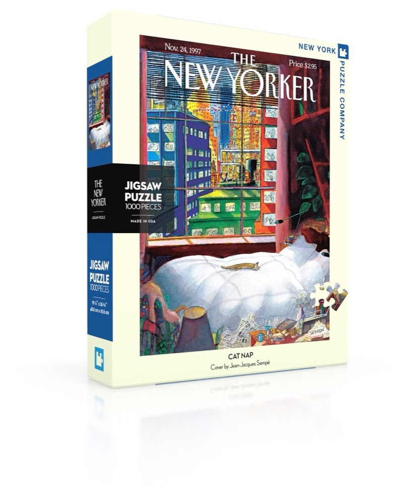 1000 Piece Jigsaw Puzzle | Cat Nap Jigsaw Puzzles New York Puzzle Company  Paper Skyscraper Gift Shop Charlotte