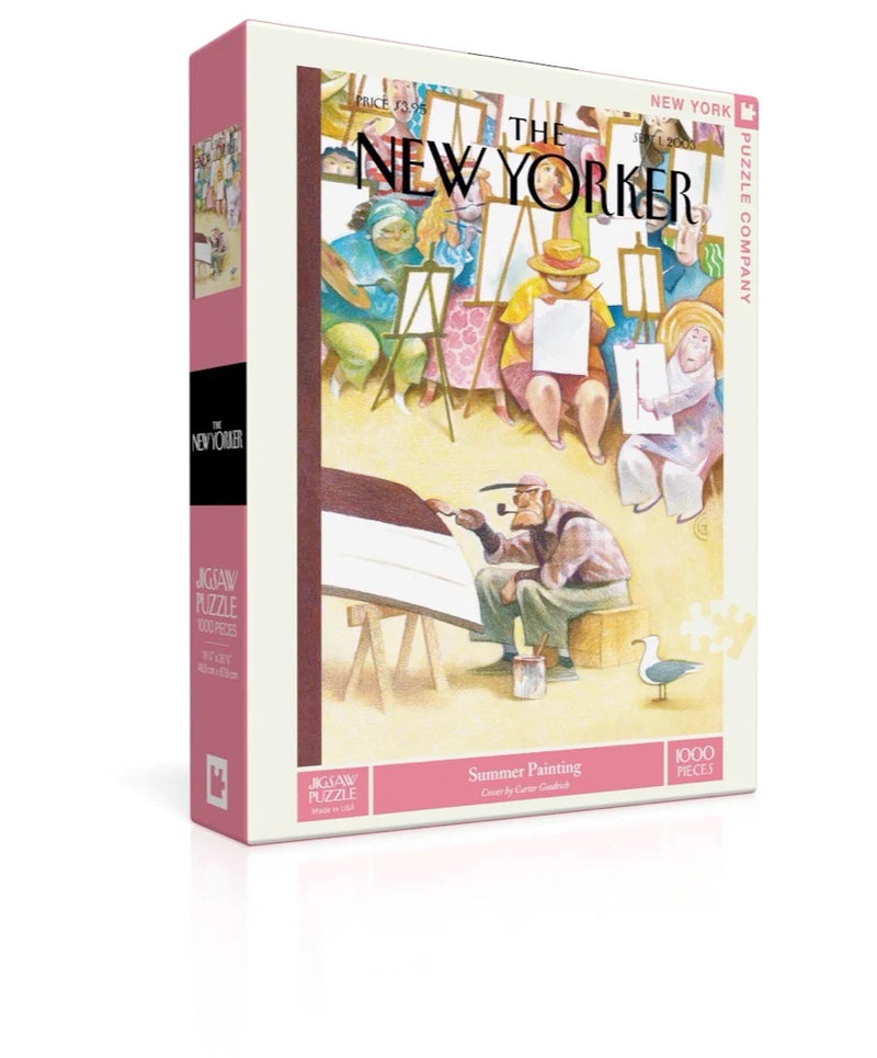 1000 Piece Jigsaw Puzzle | Summer Painting Jigsaw Puzzles New York Puzzle Company  Paper Skyscraper Gift Shop Charlotte