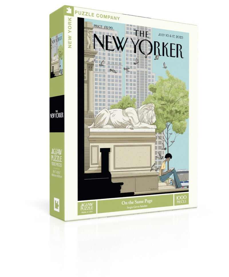1000 Piece Jigsaw Puzzle | On the Same Page Jigsaw Puzzles New York Puzzle Company  Paper Skyscraper Gift Shop Charlotte