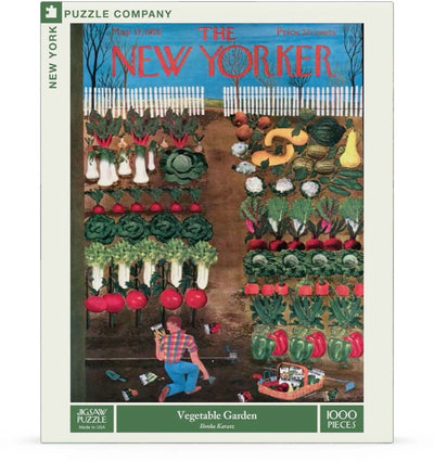 1000 Piece Jigsaw Puzzle | Vegetable Garden Jigsaw Puzzles New York Puzzle Company  Paper Skyscraper Gift Shop Charlotte