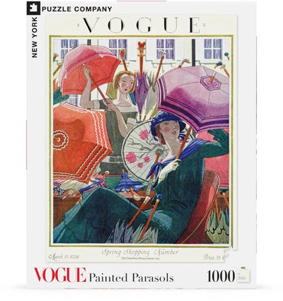 1000 Piece Jigsaw Puzzle | Painted Parasols Jigsaw Puzzles New York Puzzle Company  Paper Skyscraper Gift Shop Charlotte