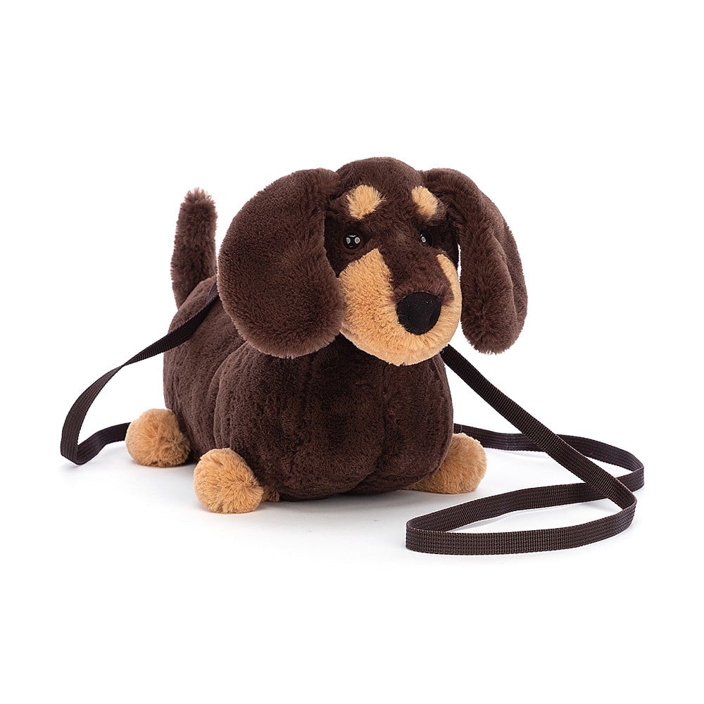 Otto Sausage Dog Bag Stuffed Animals Jellycat  Paper Skyscraper Gift Shop Charlotte