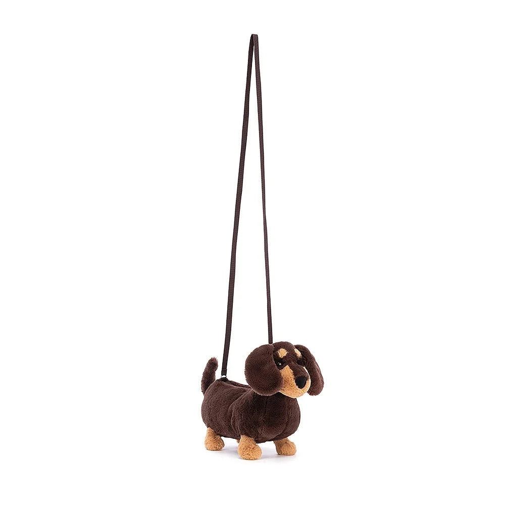 Otto Sausage Dog Bag Stuffed Animals Jellycat  Paper Skyscraper Gift Shop Charlotte