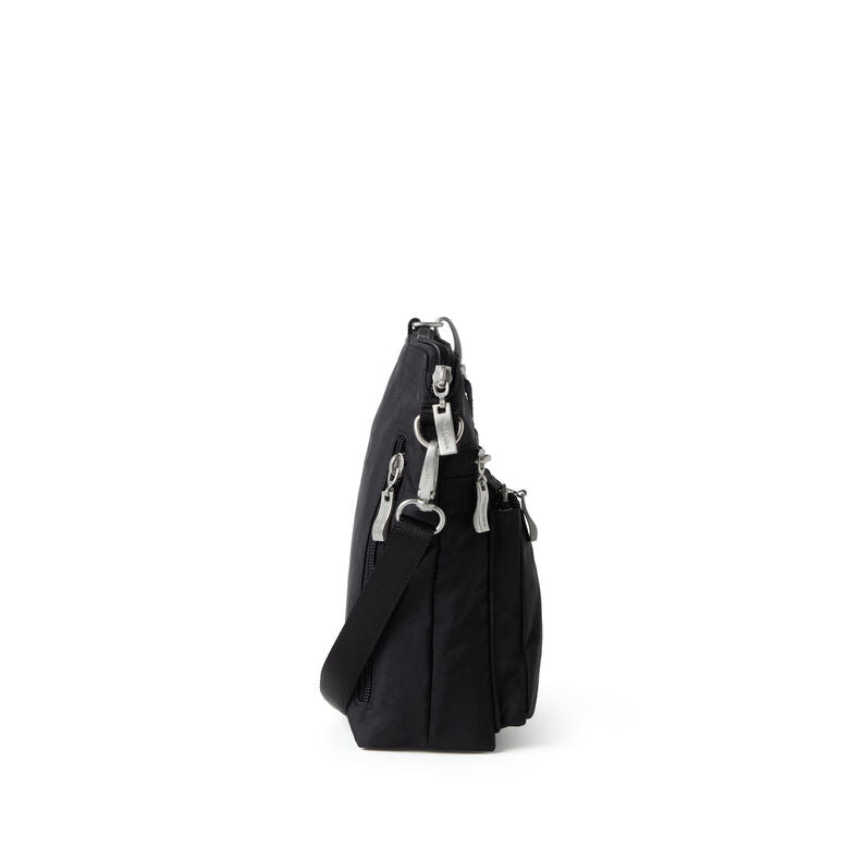 Modern Pocket Medium Crossbody | Black Apparel & Accessories - Handbags & Purses Baggallini Paper Skyscraper Gift Shop Charlotte