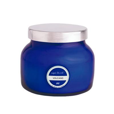 Petite Volcano Blue Jar Candle I 8oz