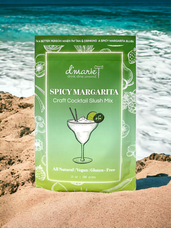 Spicy Margarita Craft Cocktail Slush Mix - 10 Oz. Pouch Food & Beverages DMarie Paper Skyscraper Gift Shop Charlotte