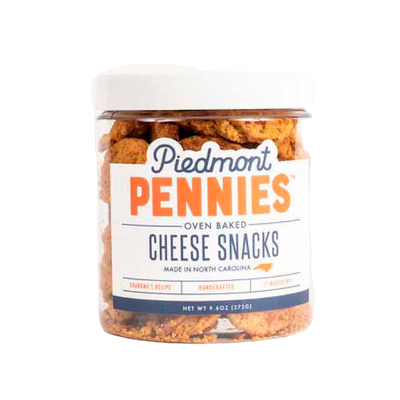 Piedmont Pennies Cheese Snacks | Penny Bank