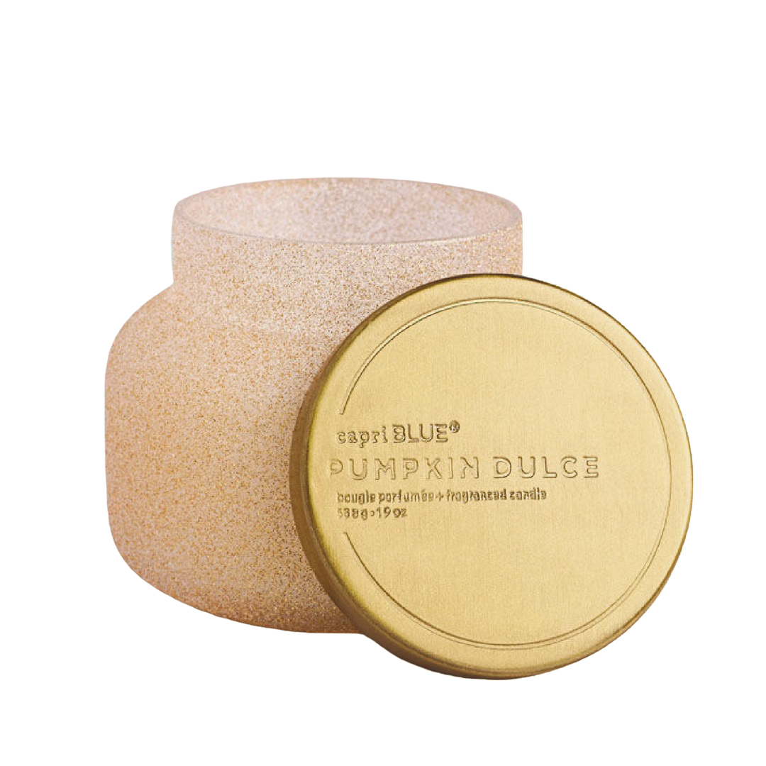Glam Pumpkin Dulce Signature | 19oz Jar Candle Home & Garden Capri Blue Paper Skyscraper Gift Shop Charlotte