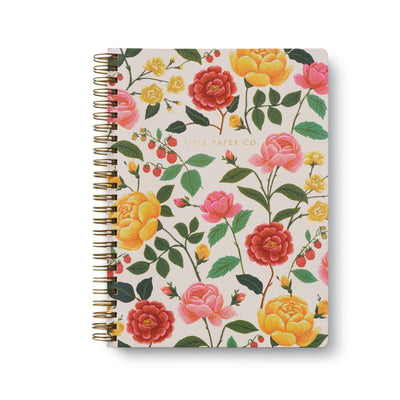 Roses Spiral Notebook Cards Rifle Paper Co  Paper Skyscraper Gift Shop Charlotte