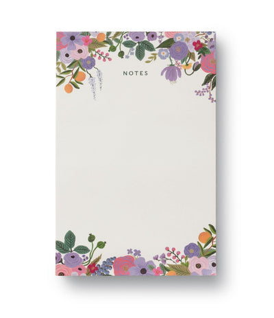 Garden Party Violet Notepad Cards Rifle Paper Co  Paper Skyscraper Gift Shop Charlotte