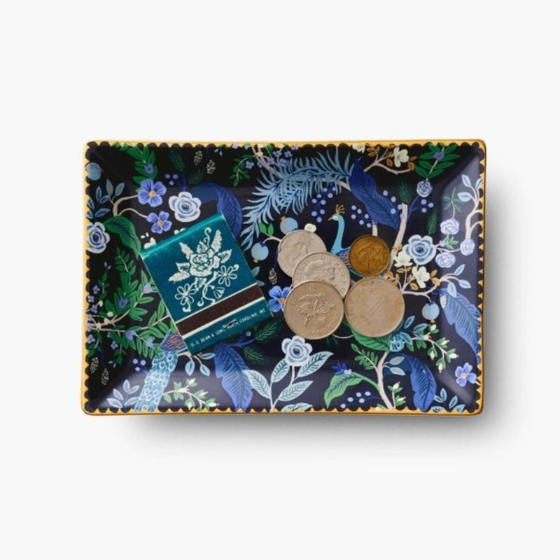 Peacock Catchall Tray Home Decor Rifle Paper Co  Paper Skyscraper Gift Shop Charlotte