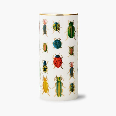 Beetles & Bugs Porcelain Vase Home Decor Rifle Paper Co  Paper Skyscraper Gift Shop Charlotte