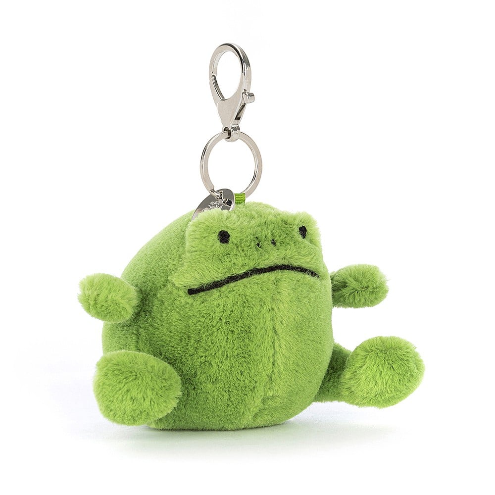 Ricky Rain Frog Bag Charm Stuffed Animals Jellycat  Paper Skyscraper Gift Shop Charlotte