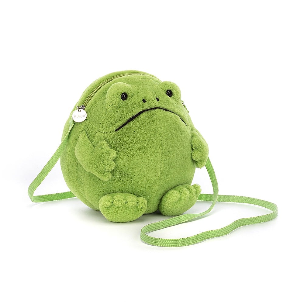 Ricky Rain Frog Bag Stuffed Animals Jellycat  Paper Skyscraper Gift Shop Charlotte