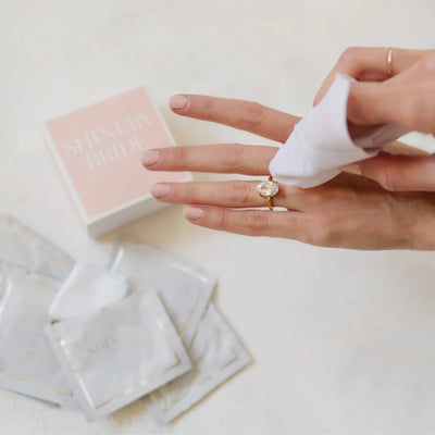 Radiance Towelettes Luxury Jewelry Wipes - Bridal Collection Wedding Shinery  Paper Skyscraper Gift Shop Charlotte