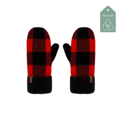 Lumberjack Red Mittens Gloves PUDUS  Paper Skyscraper Gift Shop Charlotte