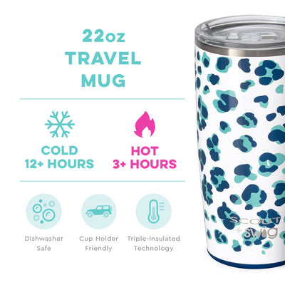 22 oz. Travel Mug |SCOUT Cool Cat Drinkware Swig  Paper Skyscraper Gift Shop Charlotte