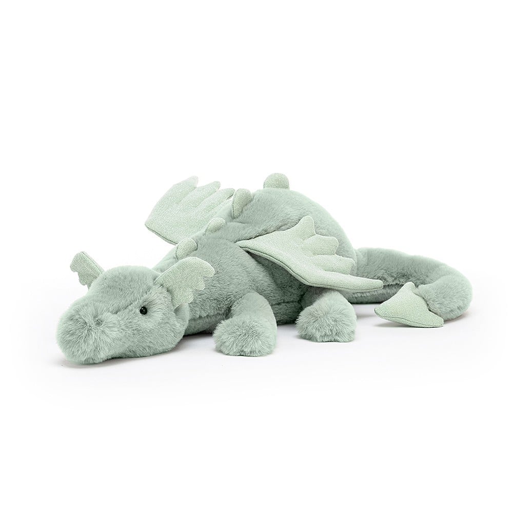 Sage Dragon | Medium Stuffed Animals Jellycat  Paper Skyscraper Gift Shop Charlotte