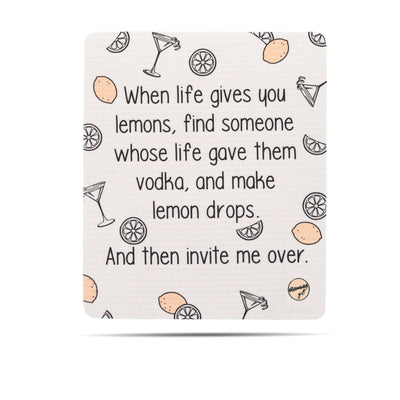 Swedish Dishcloth | When Life Gives You Lemons Dish Towels Ellembee Home  Paper Skyscraper Gift Shop Charlotte
