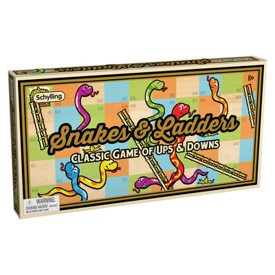 Snakes & Ladders Game Family Games Schylling Associates Inc  Paper Skyscraper Gift Shop Charlotte