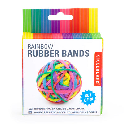 Rainbow Rubberbands  Kikkerland  Paper Skyscraper Gift Shop Charlotte