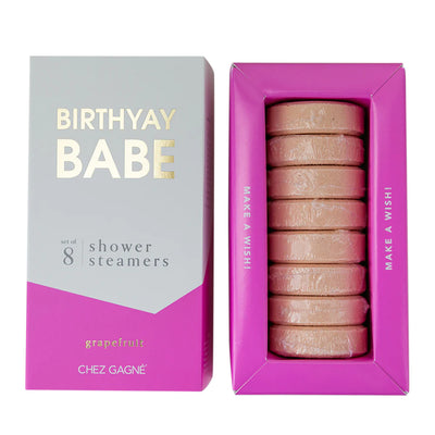Birthyay Babe Shower Steamers Beauty + Wellness Chez Gagné  Paper Skyscraper Gift Shop Charlotte
