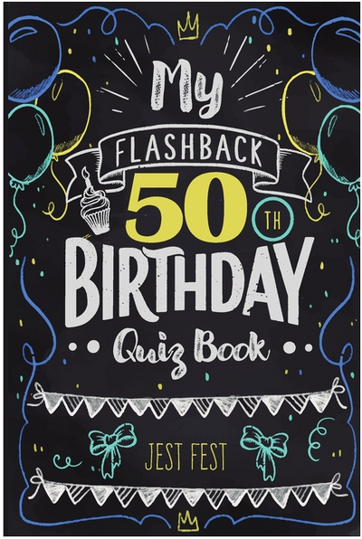 My Flashback 50th Birthday Quiz Book BOOK Ingram Books  Paper Skyscraper Gift Shop Charlotte