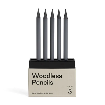 Woodless Graphite Pencils | Set of 5 Home Office Karst  Paper Skyscraper Gift Shop Charlotte