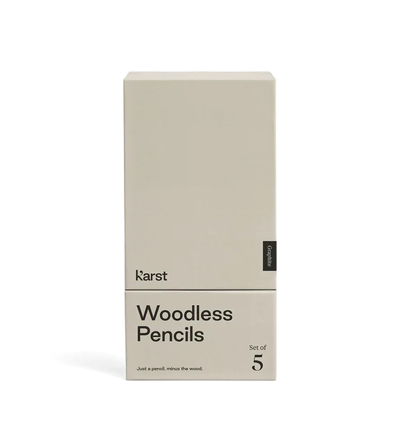 Woodless Graphite Pencils | Set of 5 Home Office Karst  Paper Skyscraper Gift Shop Charlotte