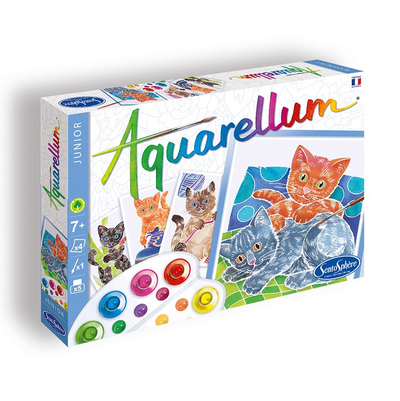 Aquarellum Junior Kittens Arts & Crafts SentoSphere  Paper Skyscraper Gift Shop Charlotte