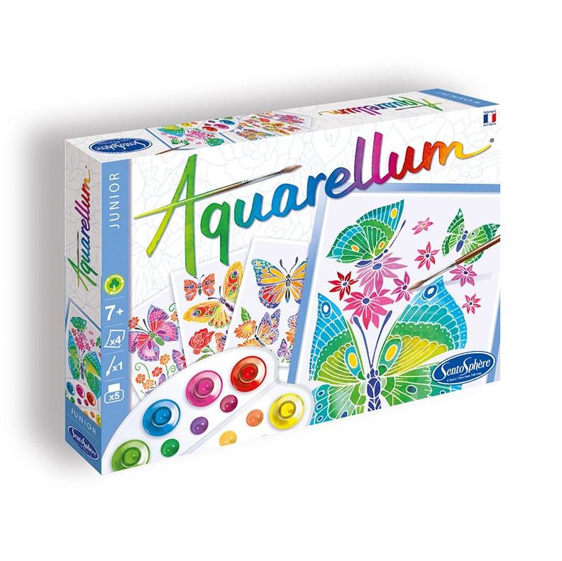Aquarellum Junior Butterflies & Flowers
