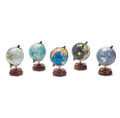 Around the World Mini Globe | Assorted Home Decor Two's Company  Paper Skyscraper Gift Shop Charlotte