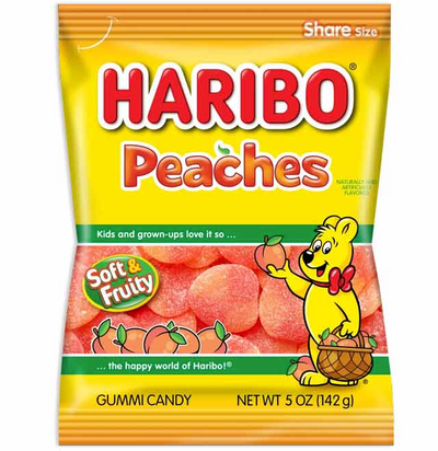 Haribo Peaches Bag Candy Redstone Foods  Paper Skyscraper Gift Shop Charlotte