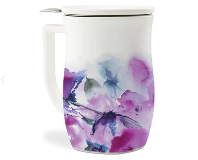 Fiore Steeping Cup With Infuser| Verbana Blossom