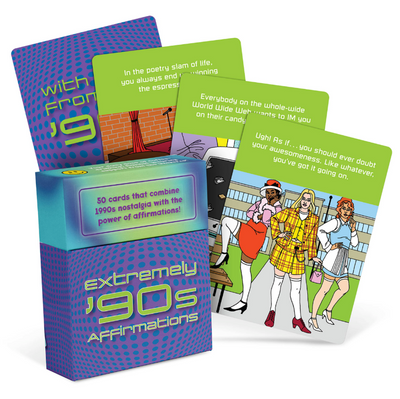 Extremely 90s Affirmations Deck Gifts & Novelty Knock Knock  Paper Skyscraper Gift Shop Charlotte