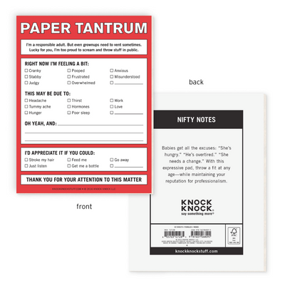 Paper Tantrum Nifty Notes | Red